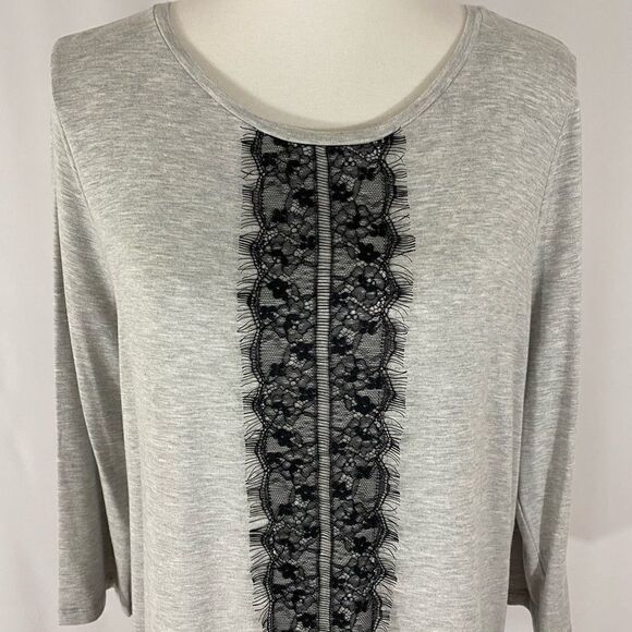 NWT Talbots Lace Border Top - Picture 3 of 8